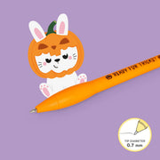 Stylo à Bille Lumineux - Pumpkin Bunny - Writing is Magic