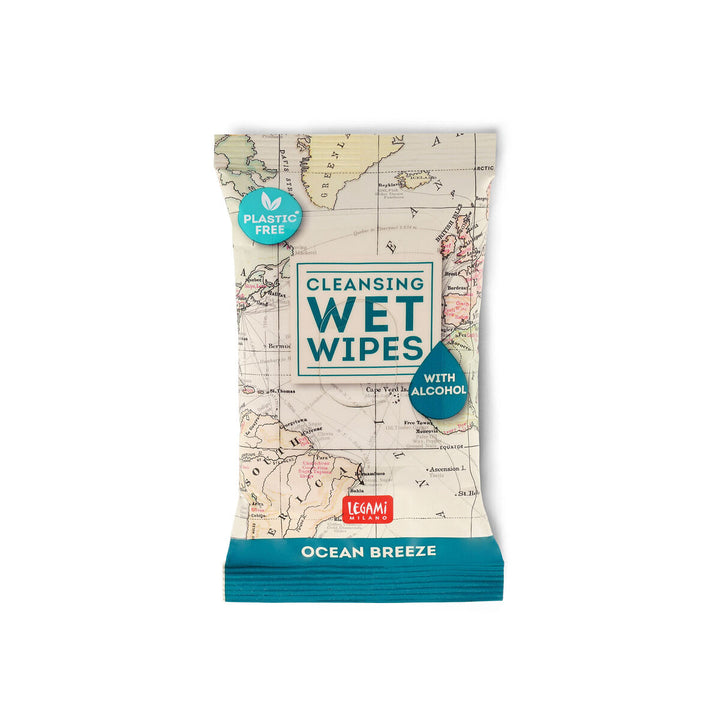10 Lingettes Nettoiantes Humides Pour les Mains