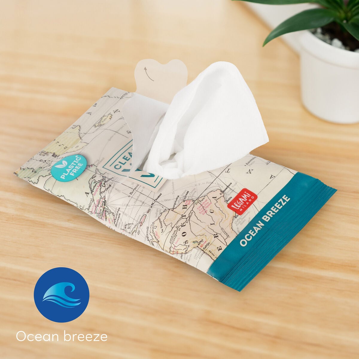 10 Lingettes Nettoyantes Humides Pour les Mains