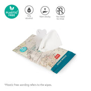 10 Lingettes Nettoyantes Humides Pour les Mains