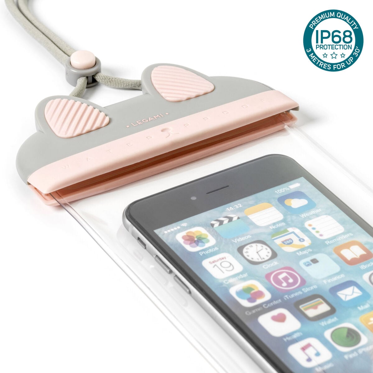 Étui Imperméable pour Smartphone Kitty - Waterproof Smartphone Pouch