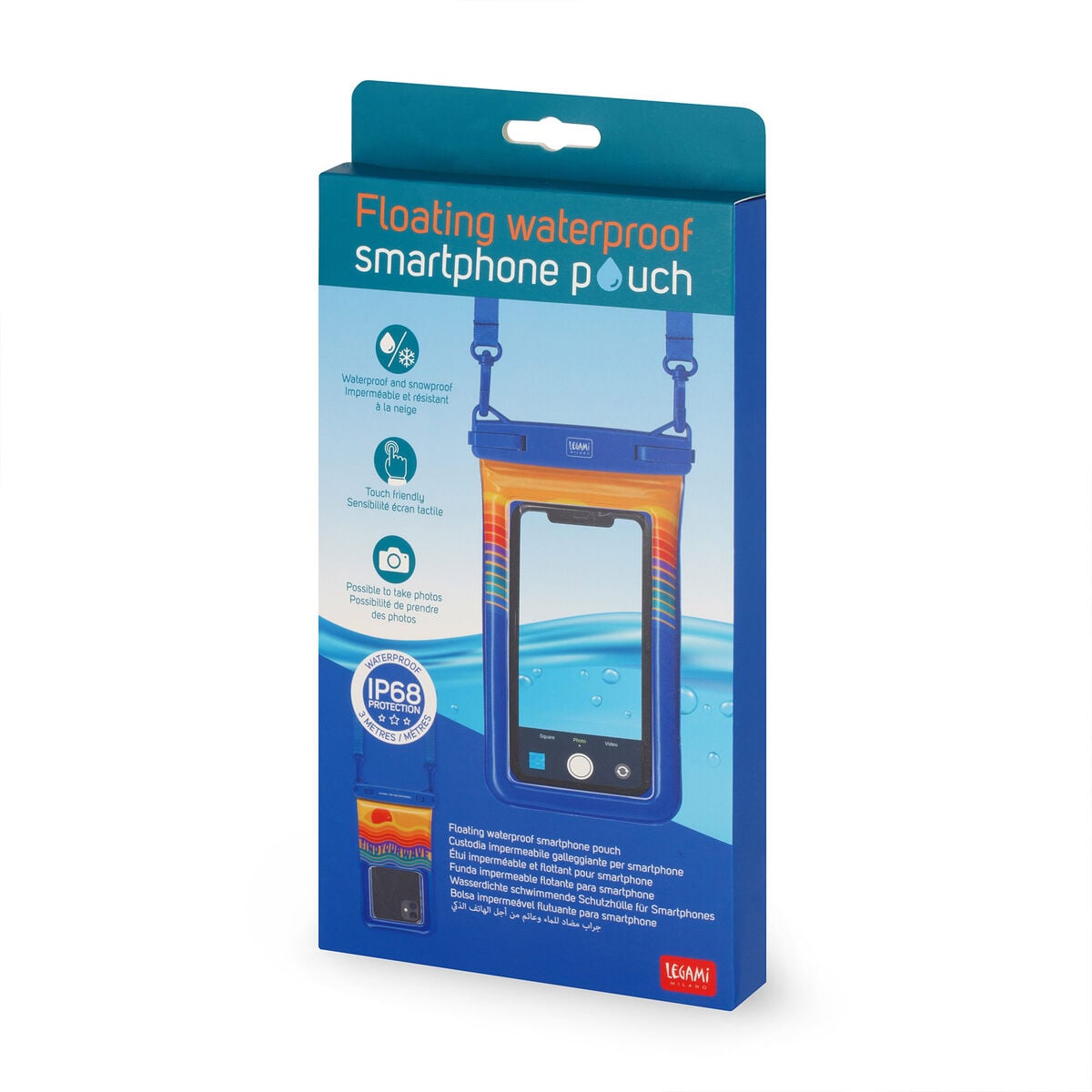 Étui Imperméable Flottant pour Smartphone Waves