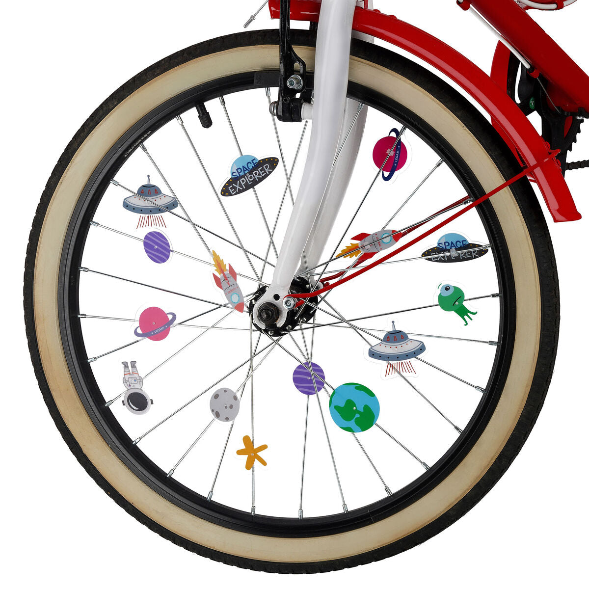 Set de 30 Décorations pour Rayons de Vélo - Space - Pimp Your Bike!